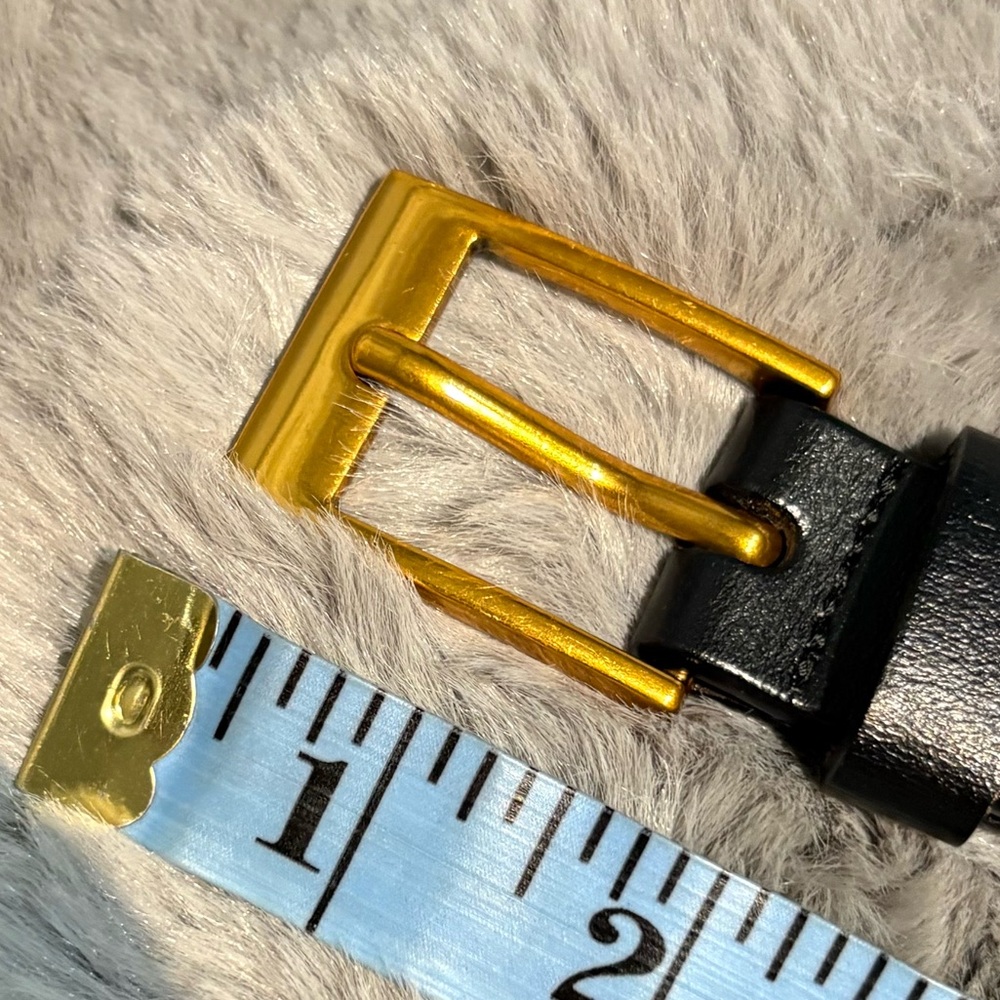 Gold and Black Belt Buckle